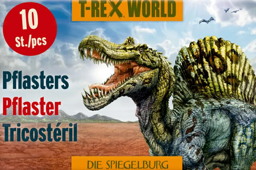 Kompetenceplaster - Dinosaurer, 10 stk