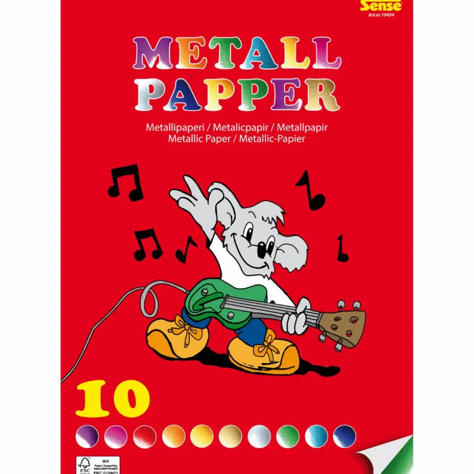 Metalpapir A4 - 10 ark