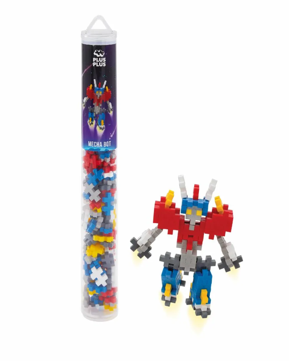 Plus-Plus i rør - Mecha Bot, 100 stk