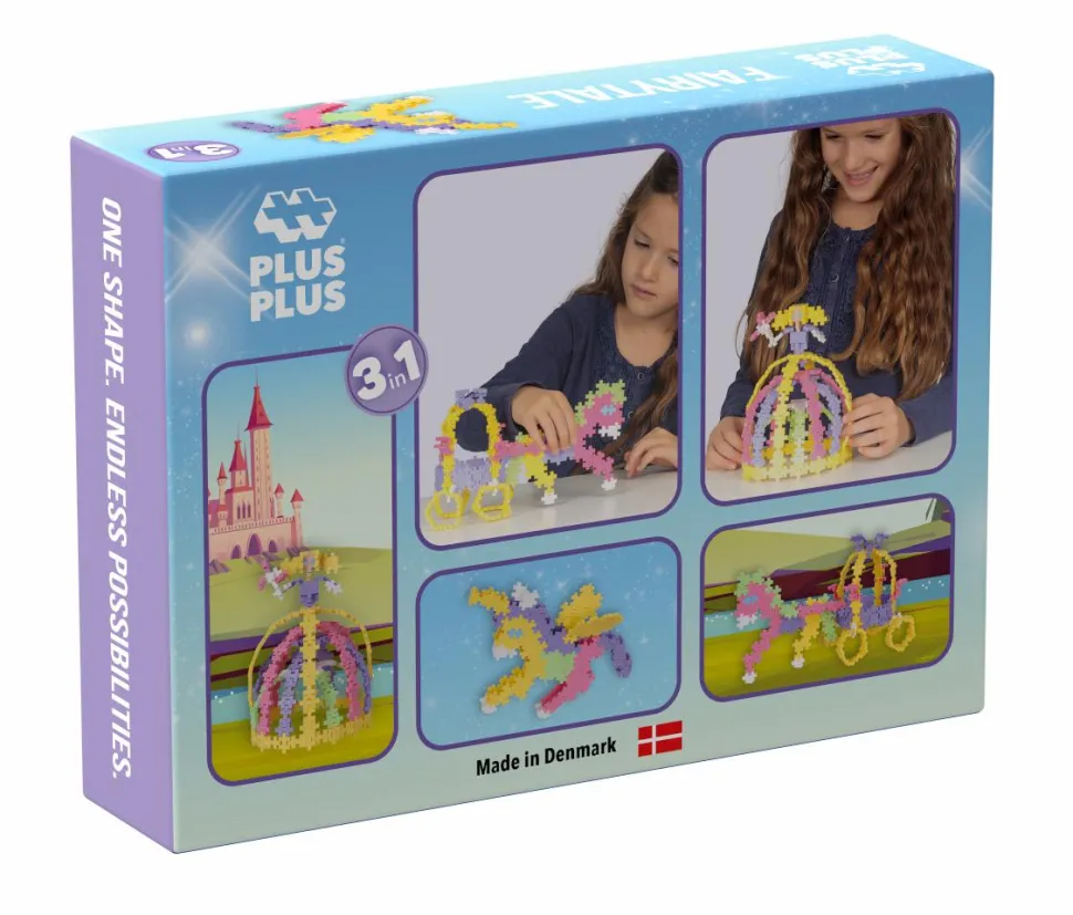 Plus-Plus Pastel - 3-i-1 Eventyr, 220 stk
